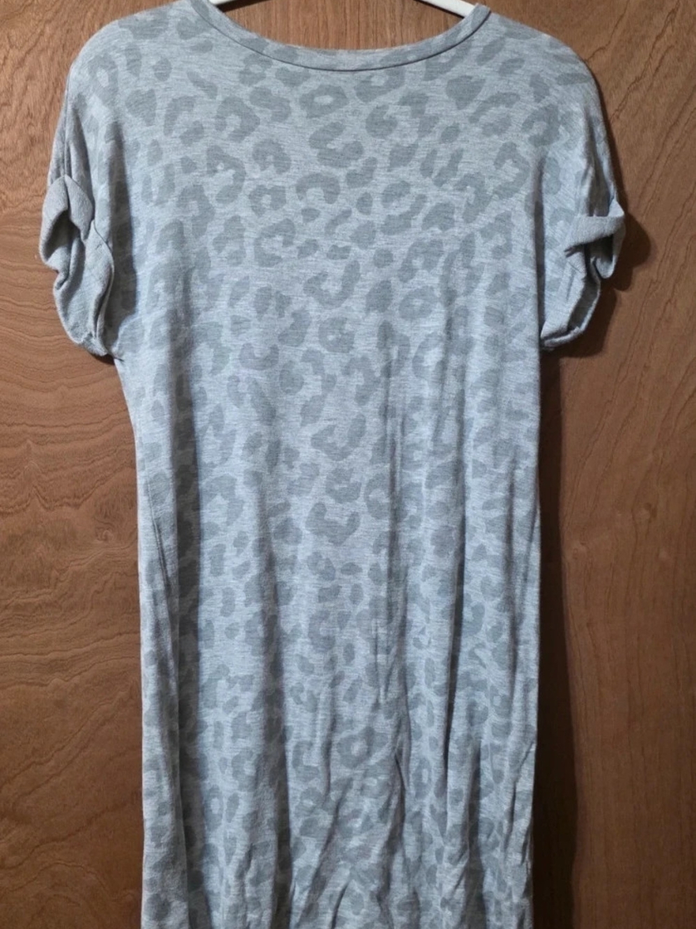AntiStar Leopard TShirt Midi Dress